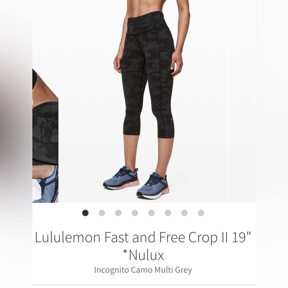 Lululemon Camo Crop leggings